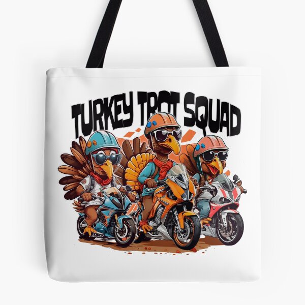Item preview, turkey Trot Squad Motorbike  designed and sold by DrawHandArt.