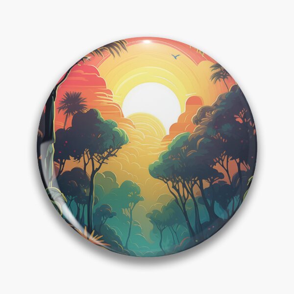 Item preview, Tropical Vibes Unleashed: Synthwave Paradise designed and sold by Mullet Monkey.