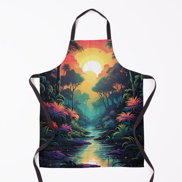 Item preview, Tropical Vibes Unleashed: Synthwave Paradise designed and sold by Mullet Monkey.