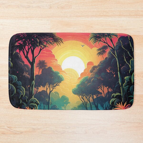 Item preview, Tropical Vibes Unleashed: Synthwave Paradise designed and sold by Mullet Monkey.
