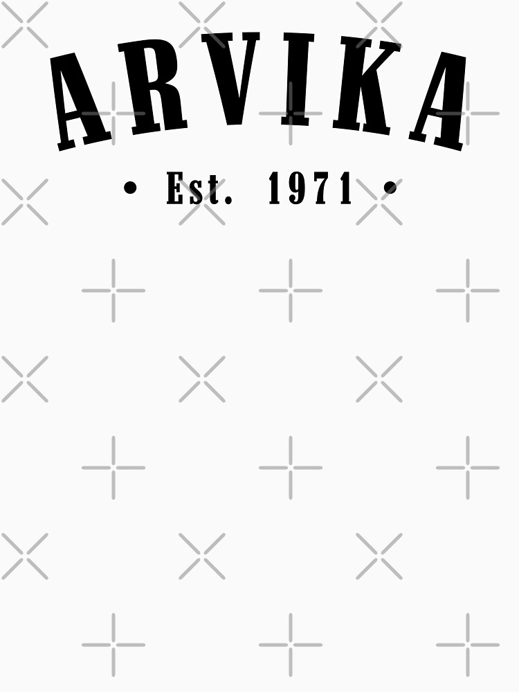 Thumbnail 7 of 7, Classic T-Shirt, Arvika Värmland Sweden Est. 1971 Black Letter Sverige designed and sold by establishedwear.