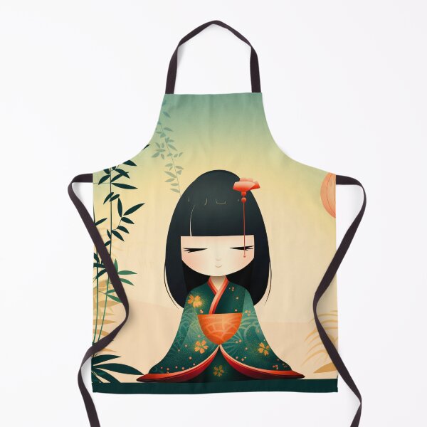 Item preview, Japanese Wooded Dolls Designs designed and sold by KatanaCreative.
