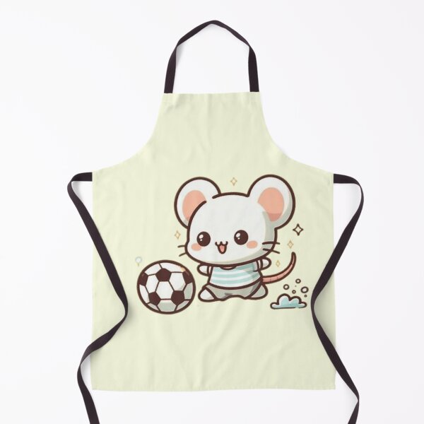 Item preview, Cute mouse playing soccer designed and sold by Culmika.