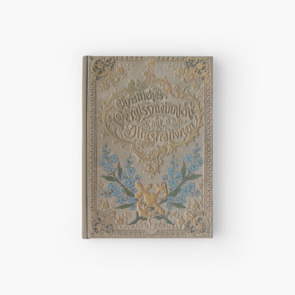 Antique German Book Cover Hardcover Journal
