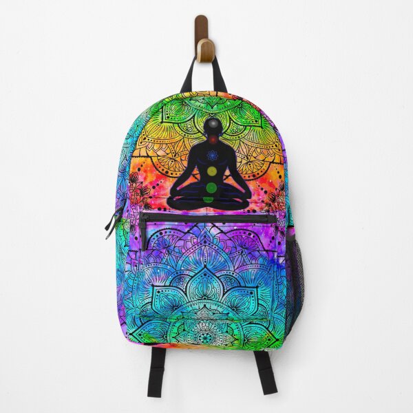 Item preview, Tibetan Chakras, rainbow mandala, buddhist, lotus, abstract art designed and sold by MayGreenAbgrall.