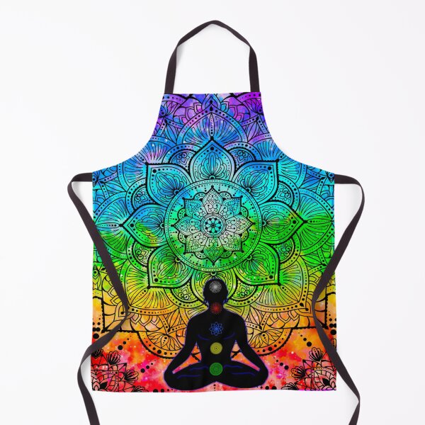 Item preview, Tibetan Chakras, rainbow mandala, buddhist, lotus, abstract art designed and sold by MayGreenAbgrall.