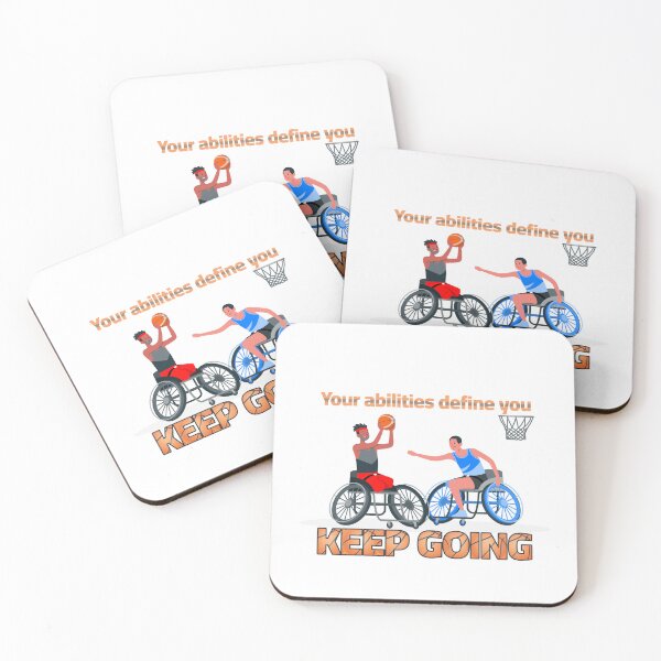 Item preview, Your abilities define you, keep going adaptive sports basketball designed and sold by Shahemdesigm.