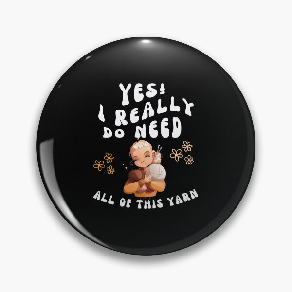 Item preview, Funny saying with wool for knitting, crocheting and knotting designed and sold by Elwetritsche.
