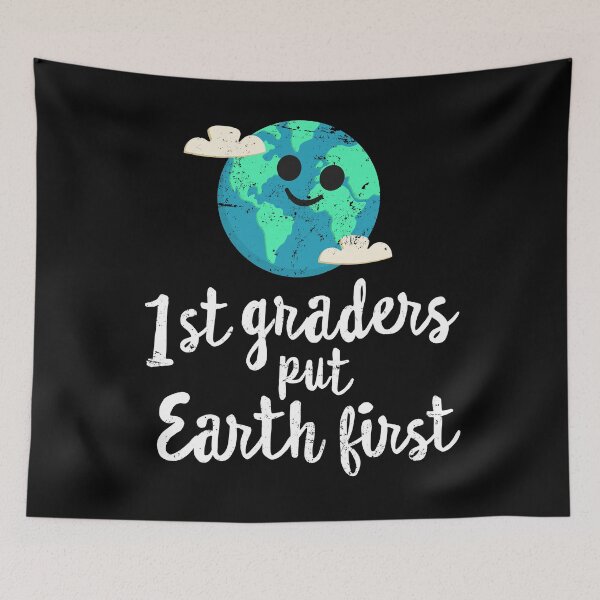 Item preview, 1st Graders Put Earth First, Cute Earth Day Shirt School designed and sold by 14thFloor.
