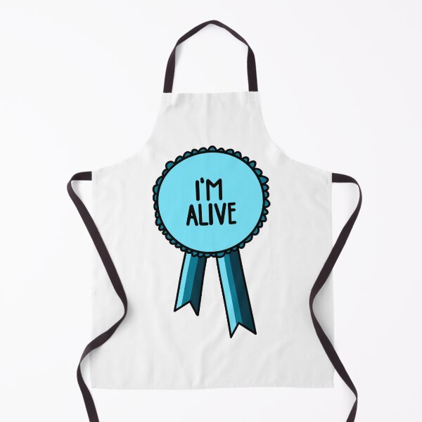 Item preview, I'm Alive Ribbon Blue designed and sold by CJ Vanderbeek.