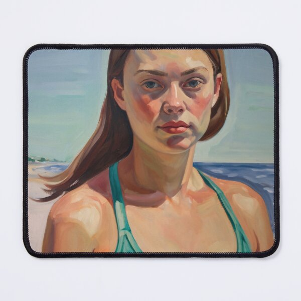 Item preview, Painting of a woman on the beach designed and sold by Working-Woman.