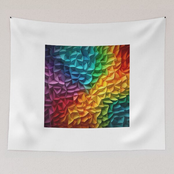 Item preview, DMT Art ... Rainbow Tessellation designed and sold by TheGlassPortal.