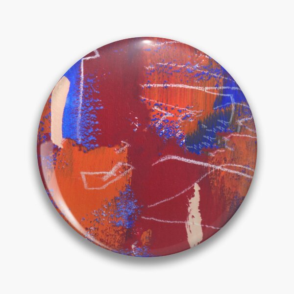Item preview, Abstract Paint Strokes // Orange & Blue designed and sold by LaraElsieDesign.