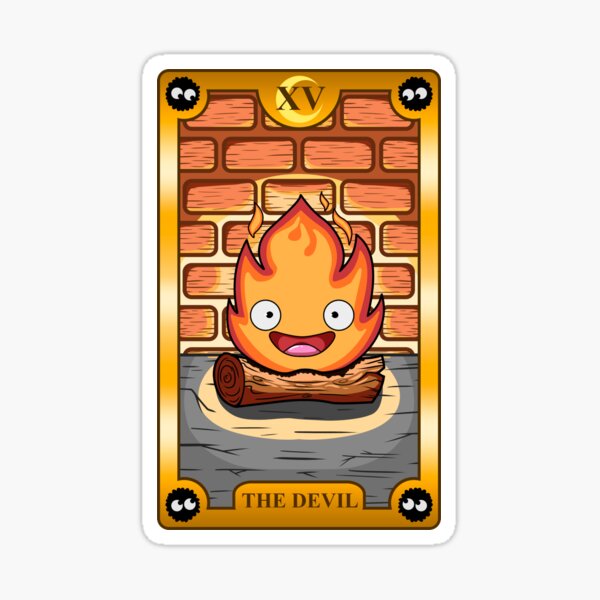 Item preview, Tarot Calcifer - The Devil designed and sold by raplucart.