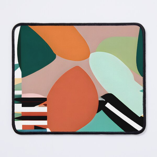 Item preview, Colorful Retro Vintage Geometric Random Abstract Shapes Pattern designed and sold by Itaya Art.