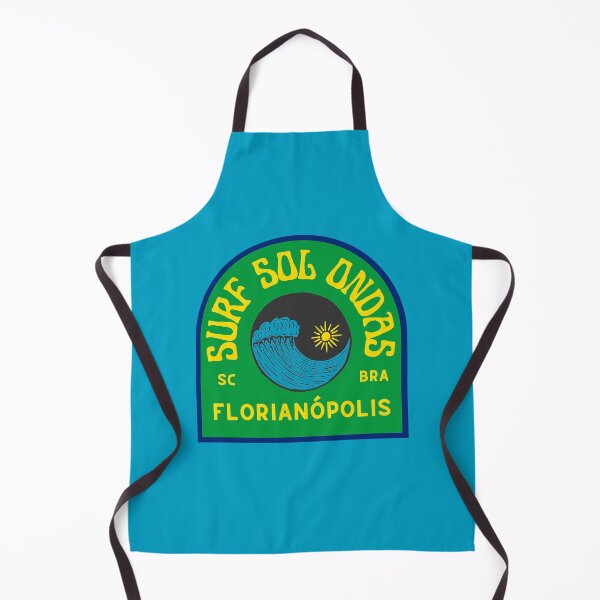 Item preview, Surf Sol Ondas - Florianópolis - Ilha da Magia, Santa Catarina, Brazil retro vintage design designed and sold by Intermundium.