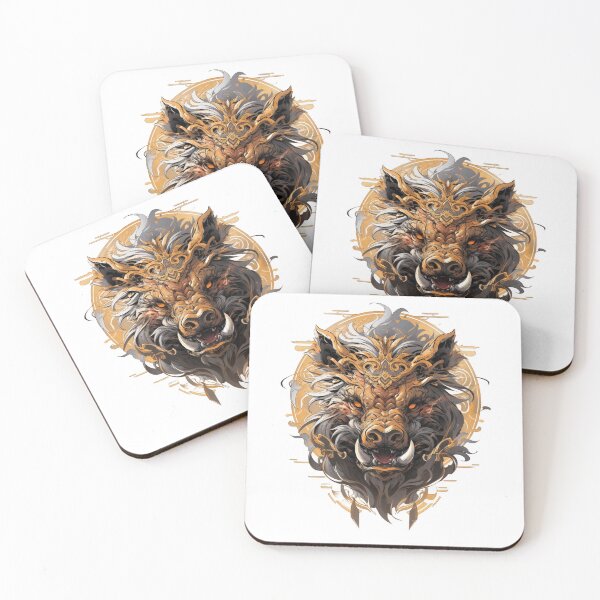Item preview, Ancient Wisdom Chinese Zodiac Solemn Boar T-shirt Collection 03 designed and sold by tjnextgen99.