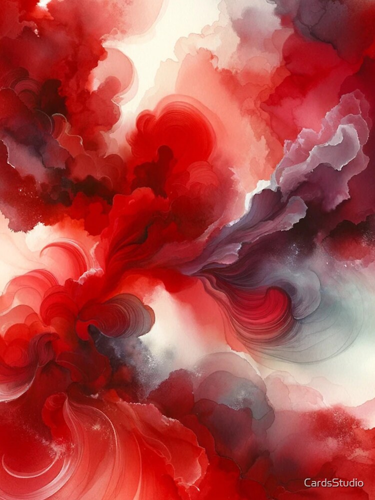 Thumbnail 4 of 4, iPhone Case, Abstract Red designed and sold by CardsStudio.