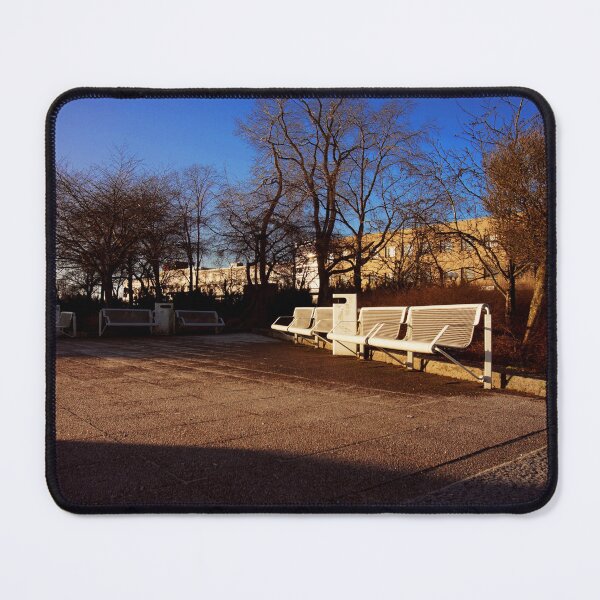 Item preview, Empty park on cold autumn evening designed and sold by riku05830.