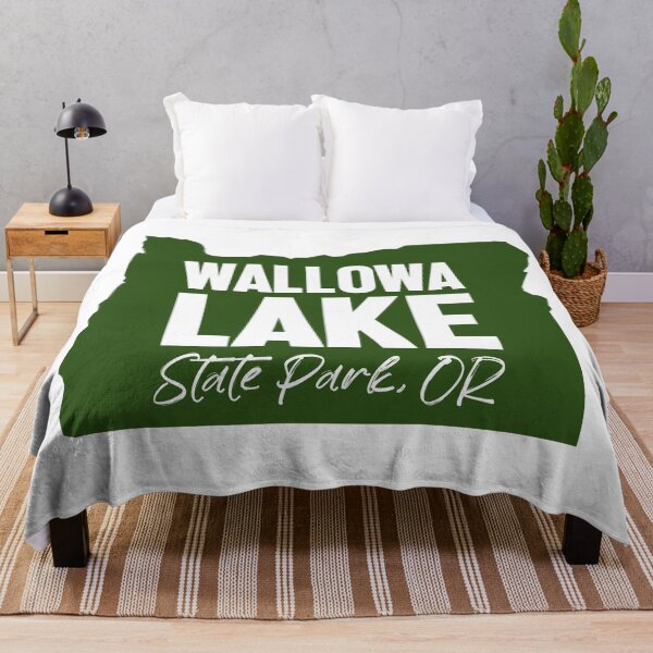 Item preview, Wallowa Lake State Park Oregon Map designed and sold by bivenart.