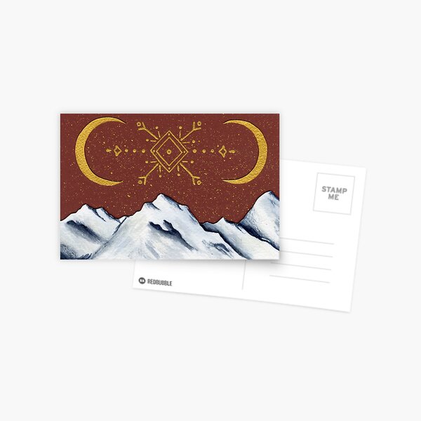Item preview, Mountains and Moons designed and sold by sgtm-art.