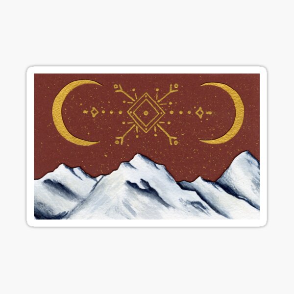 Item preview, Mountains and Moons designed and sold by sgtm-art.