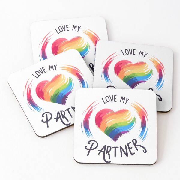 Item preview, Love My Partner Valentine designed and sold by Quirky Shirts.