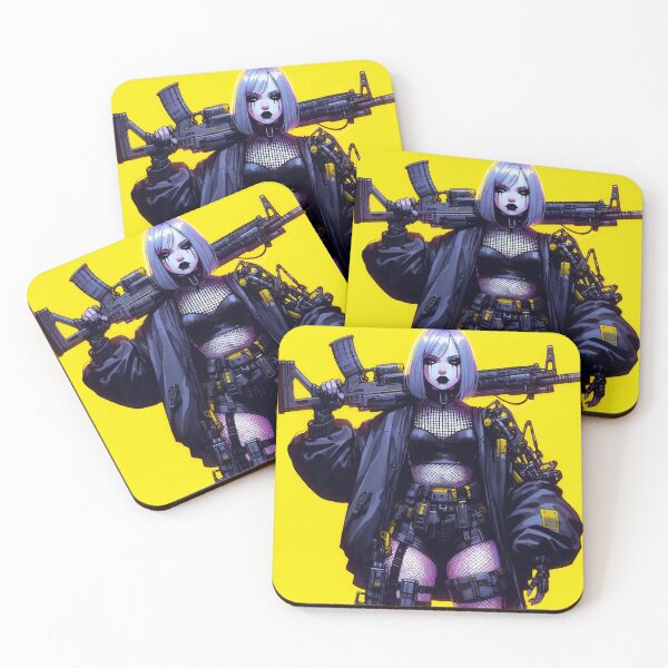 Item preview, Cyberpunk Neon Dangerous Girl designed and sold by RESToRAPTOR.
