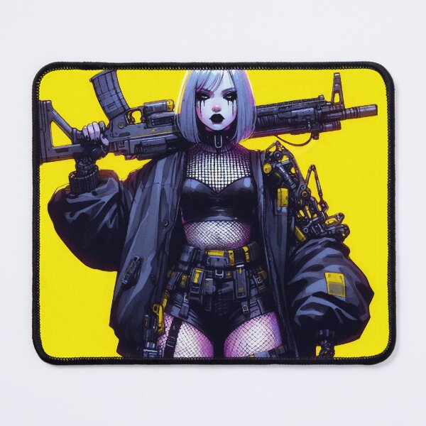 Item preview, Cyberpunk Neon Dangerous Girl designed and sold by RESToRAPTOR.