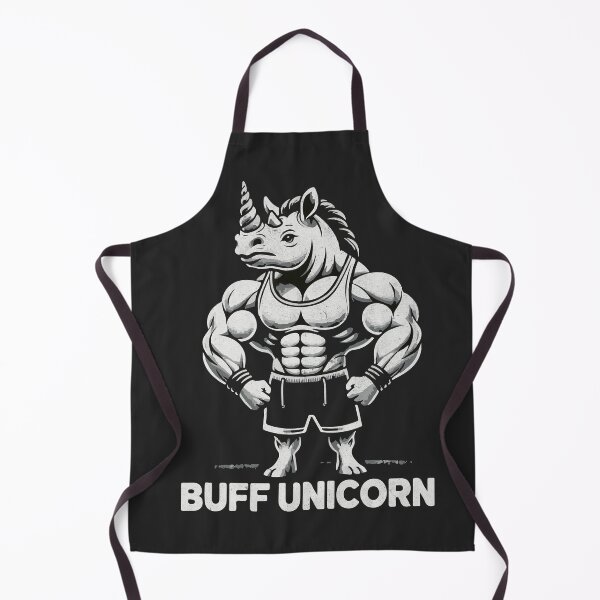 Item preview, Buff Unicorn - Mythical Muscle Magic designed and sold by Sir Meow Meow.