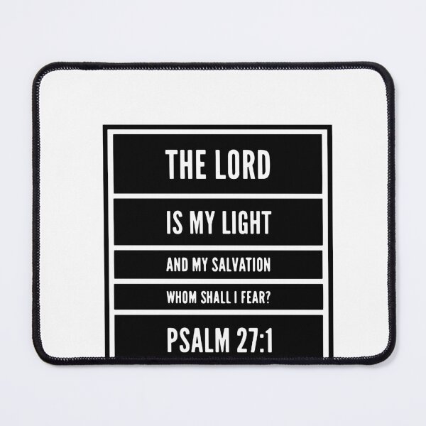 Item preview, Christian; Bible verse; Psalm 27:1 designed and sold by denissmartin2020 ..