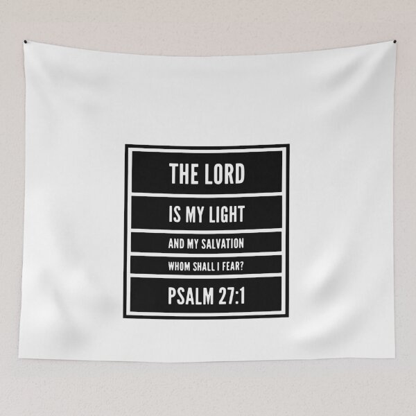 Item preview, Christian; Bible verse; Psalm 27:1 designed and sold by denissmartin2020 ..