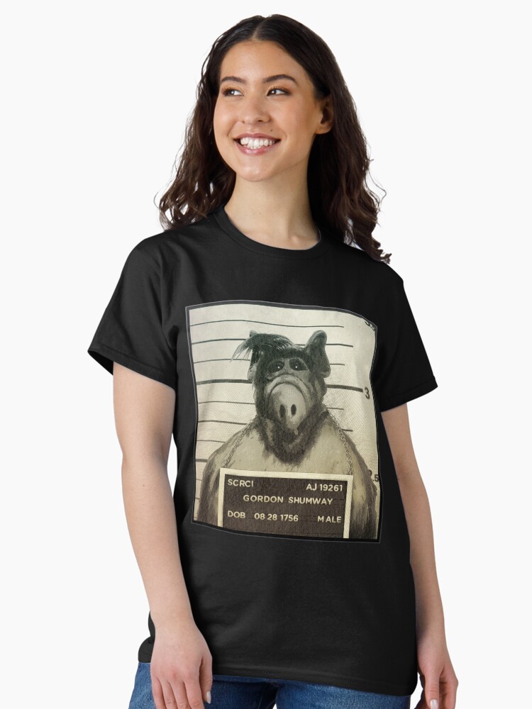 Thumbnail 2 of 7, Classic T-Shirt, Alf Mugshot designed and sold by MunkeeWear.