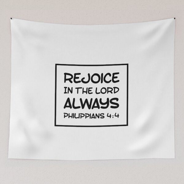 Item preview, Christian; Bible verse; Philippians 4:4 designed and sold by denissmartin2020 ..