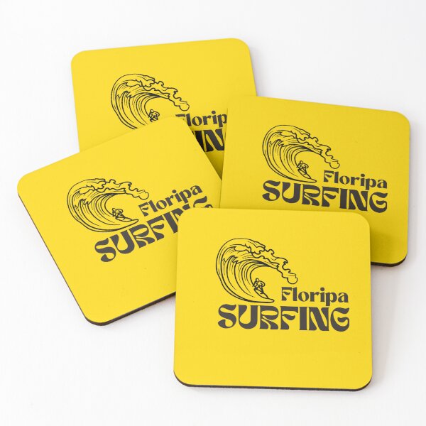 Item preview, Floripa Surfing - Ilha da Magia - Santa Catarina, Florianópolis, Brazil retro vintage design designed and sold by Intermundium.