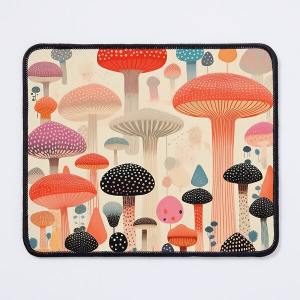 Item preview, Colorful Spotted Mushroom, Mushroom Lover, Botanical Fungi Plants designed and sold by Neika Shimm Designs.
