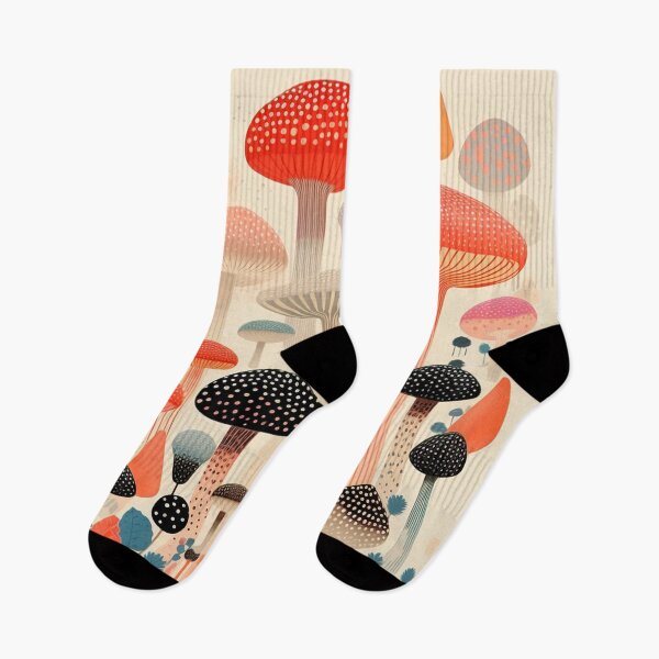 Item preview, Colorful Spotted Mushroom, Mushroom Lover, Botanical Fungi Plants designed and sold by Neika Shimm Designs.
