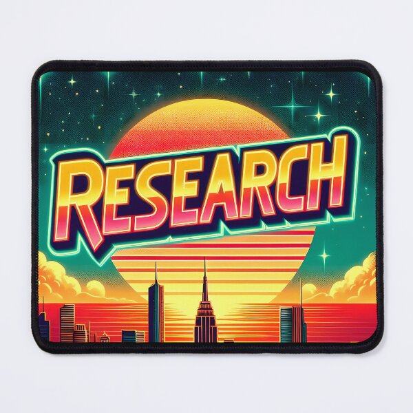 Item preview, Research, typography, retro designed and sold by maxmaj.