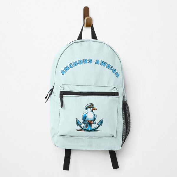 Item preview, seagull sitting on an anchor, anchors aweigh designed and sold by YuliaHulia.