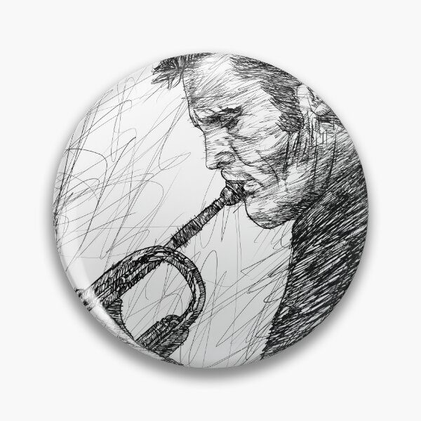 Item preview, CHET BAKER ink portrait .1 designed and sold by lautir.