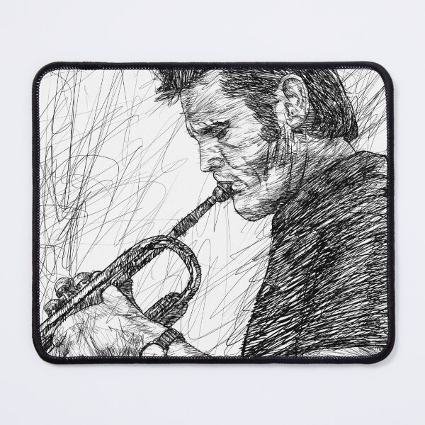 Item preview, CHET BAKER ink portrait .1 designed and sold by lautir.