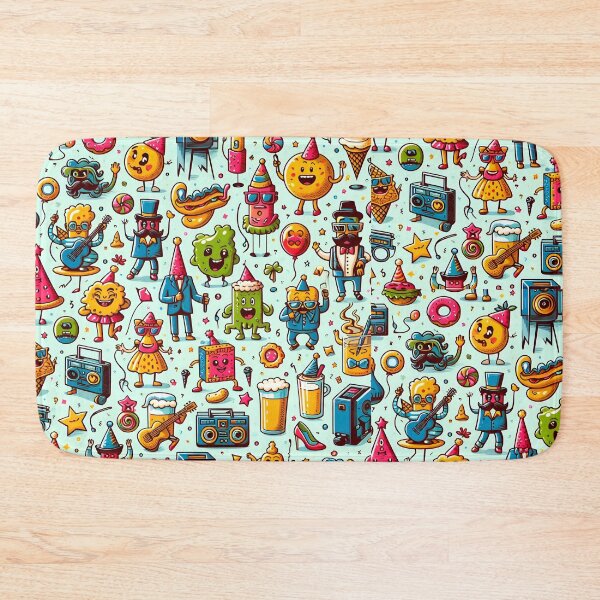 Item preview, Party Characters Pattern Design designed and sold by sathiyaseelans.