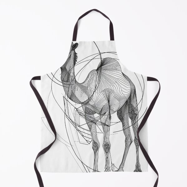 Item preview, Linear Image of a Camel: Minimalistic Elegance in an Abstract Graphic Design designed and sold by Piotrek0001.