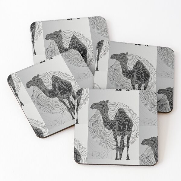 Item preview, Linear Image of a Camel: Minimalistic Elegance in an Abstract Graphic Design designed and sold by Piotrek0001.