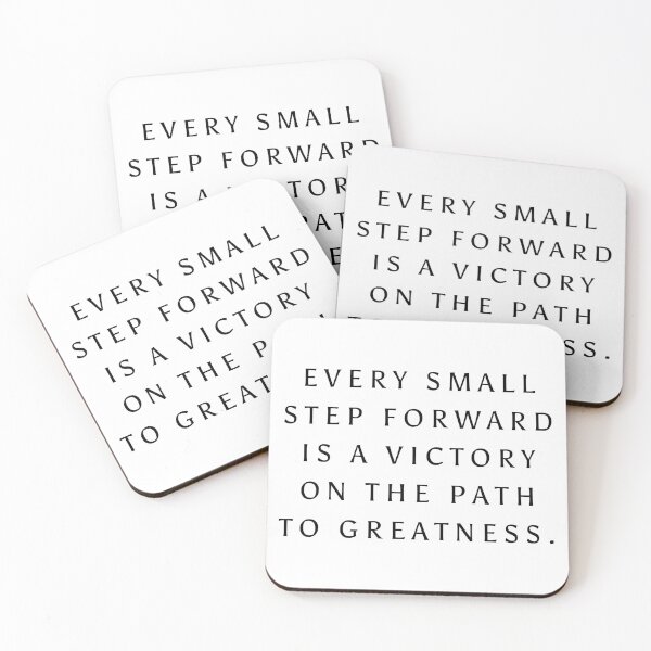 Item preview, Celebrating Progress: Small Steps Toward Greatness - Every Step Matters designed and sold by Soaring Eagle.
