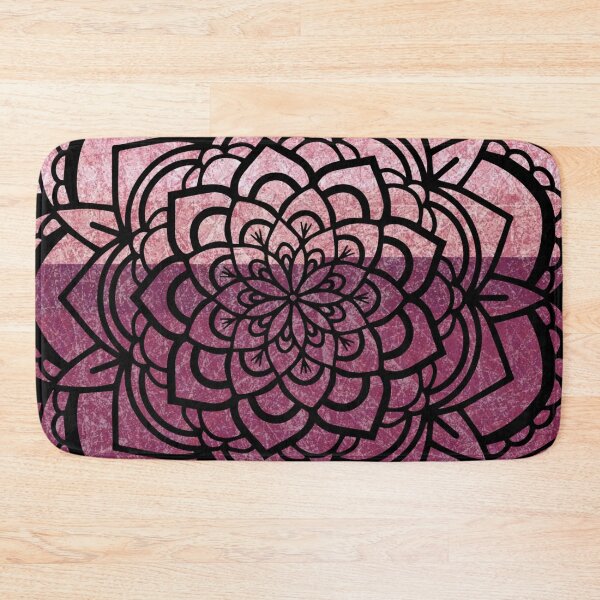 Item preview, Colorful Pink Gradient Mandala Flower designed and sold by LemonFun.