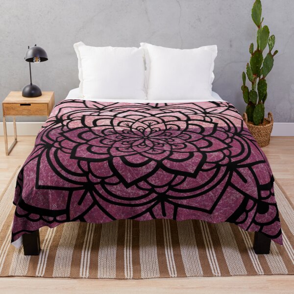 Item preview, Colorful Pink Gradient Mandala Flower designed and sold by LemonFun.