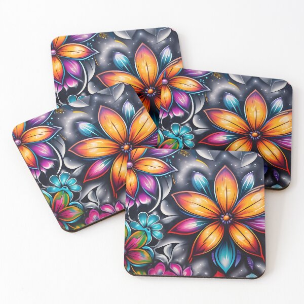 Item preview, Cool Flower Graffiti Art Pattern designed and sold by TheArtOfPat.