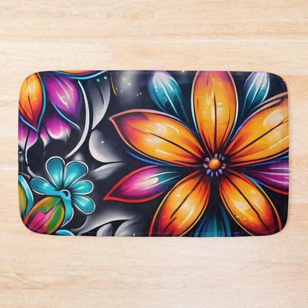 Item preview, Cool Flower Graffiti Art Pattern designed and sold by TheArtOfPat.