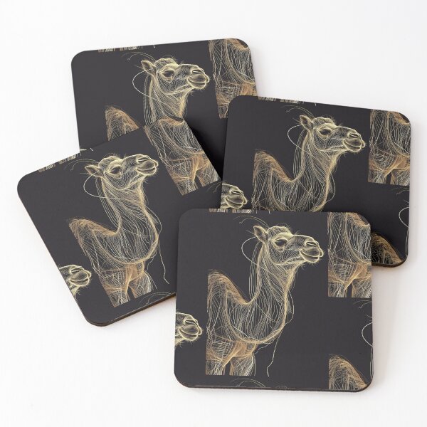 Item preview, Linear Image of a Camel: Minimalistic Elegance in an Abstract Graphic Design designed and sold by Piotrek0001.